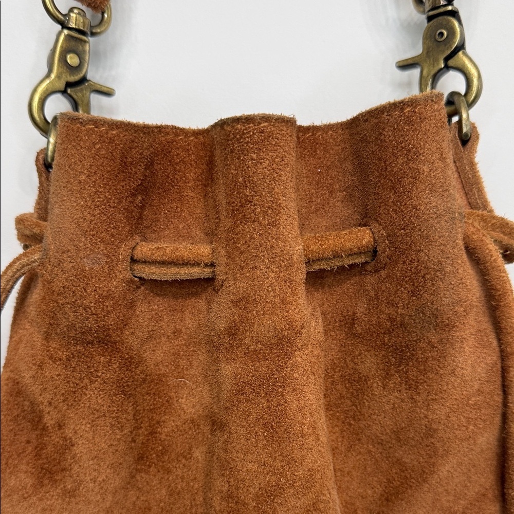 Free People Women’s Billie Suede  Leather Crossbody Purse - Picture 11 of 12